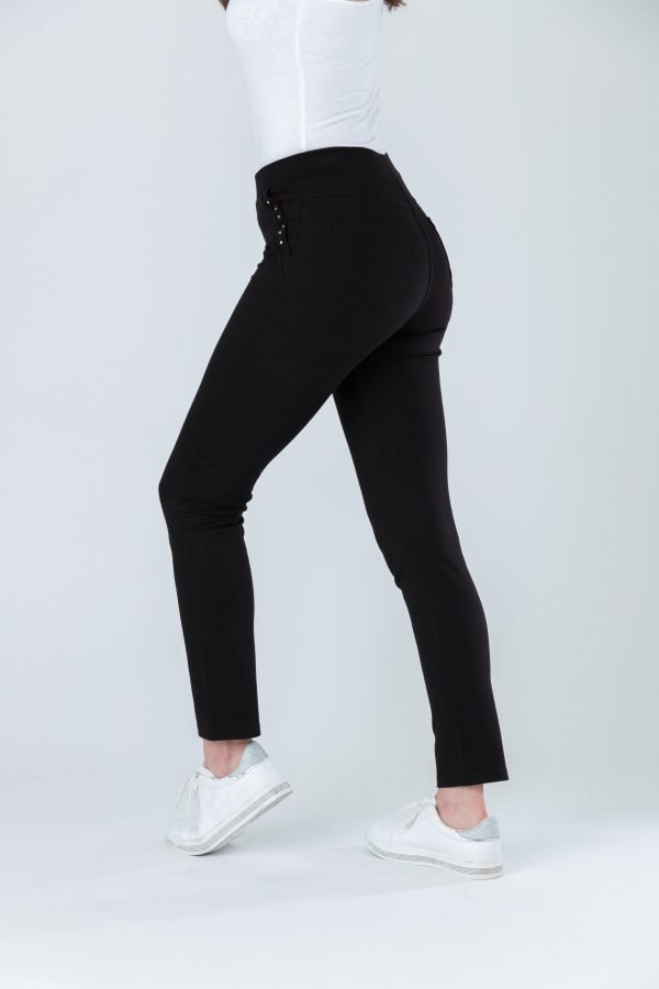 Stretch Jersey Jegging Diamante Black Paco - Image 2