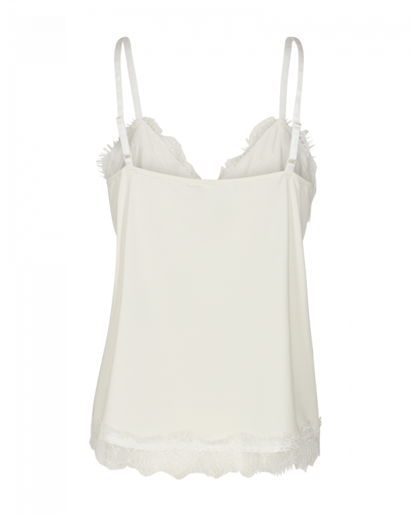 Dressy Vest with Lace Off White Freequent - Image 3