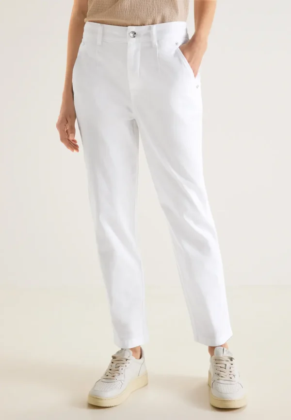 Chino Style Pants White Street One