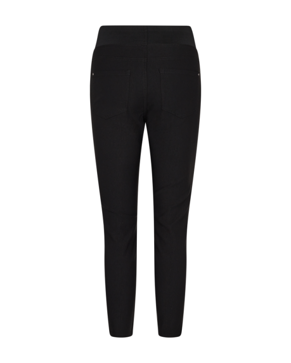 Shantal 7/8 Length Stretch Pants Black Freequent - Image 2