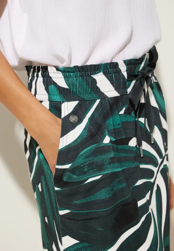 Summer Skirt with Pockets Lagoon Green Street One - Image 3