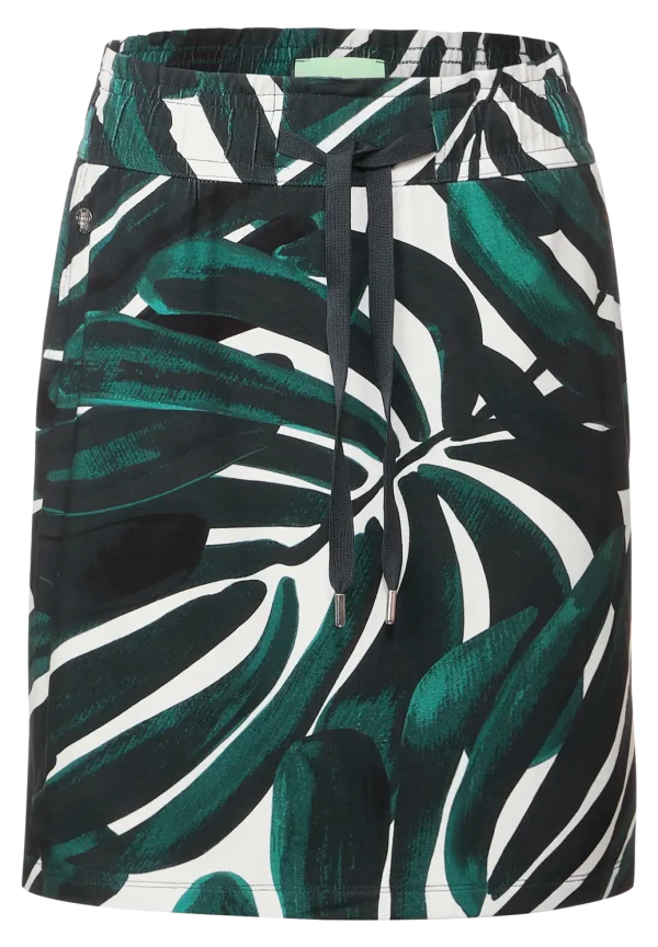 Summer Skirt with Pockets Lagoon Green Street One - Image 4