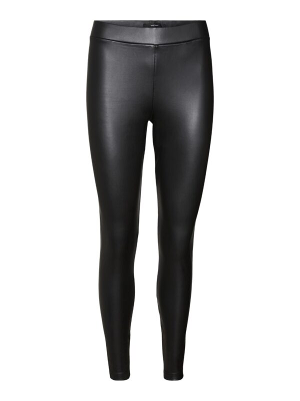 Gaya Pleather Leggings Black (longer32) Vero Moda - Image 4