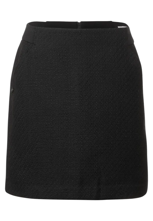 Boucle Short Skirt Black Street One - Image 3