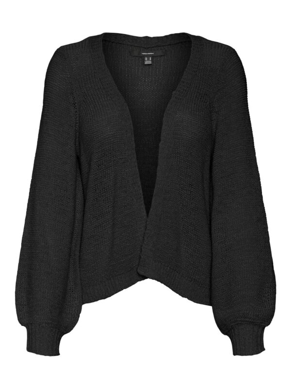 Charity Open Cardigan Black Vero Moda