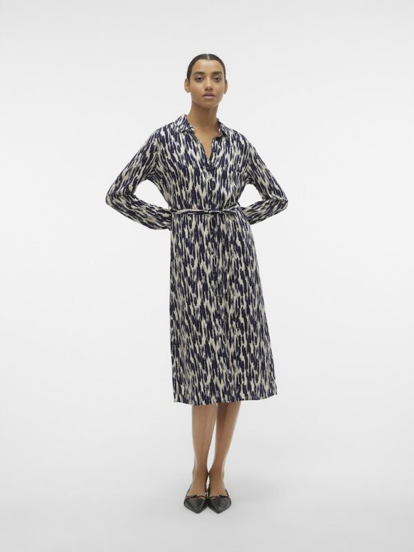 Easy Joy Calf Shirt Dress Birch Vero Moda