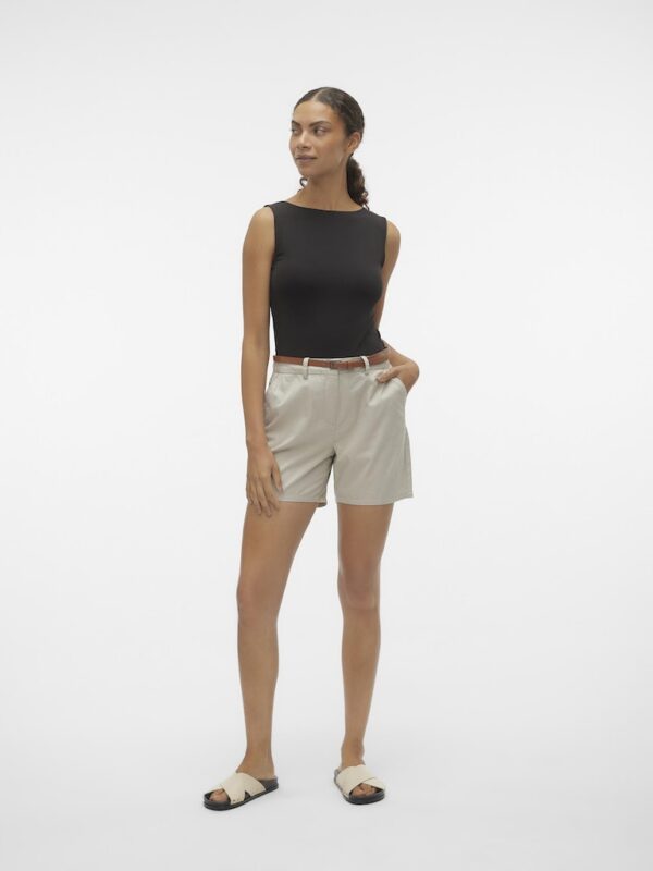 Flashino Chino Shorts Silver Lining Vero Moda