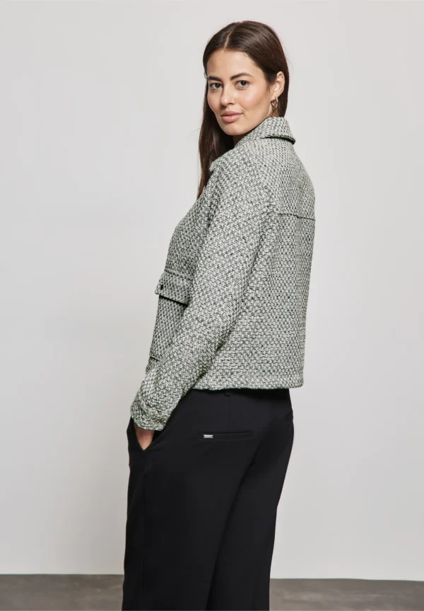 Boucle Jacket Black Street One - Image 2