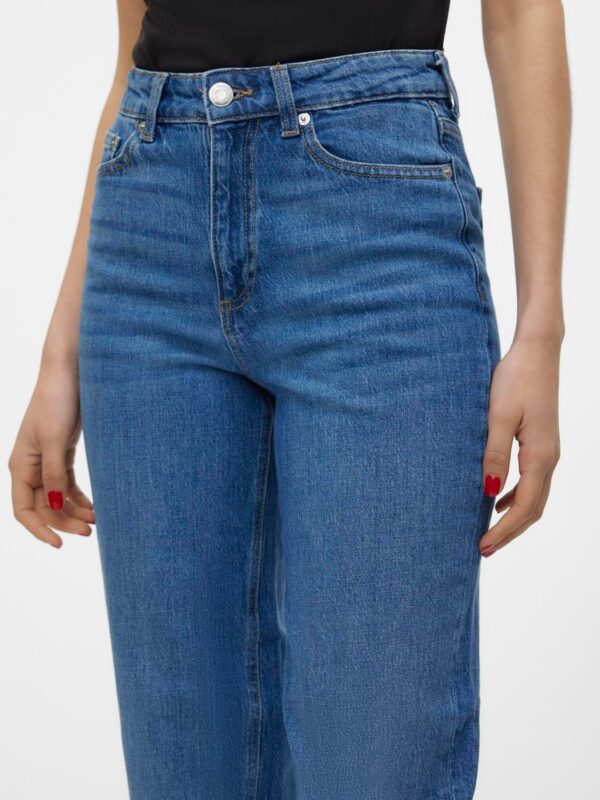 VM Tessa High Rise Mom Jeans 32" Medium Blue Denim Vero Moda - Image 3