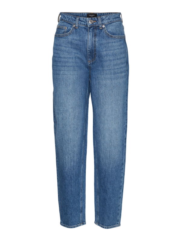 VM Tessa High Rise Mom Jeans 32" Medium Blue Denim Vero Moda - Image 5