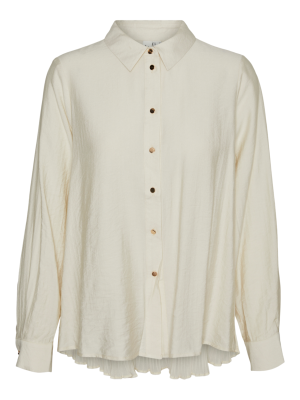 VMOmila Long Sleeve Shirt Birch - Image 4