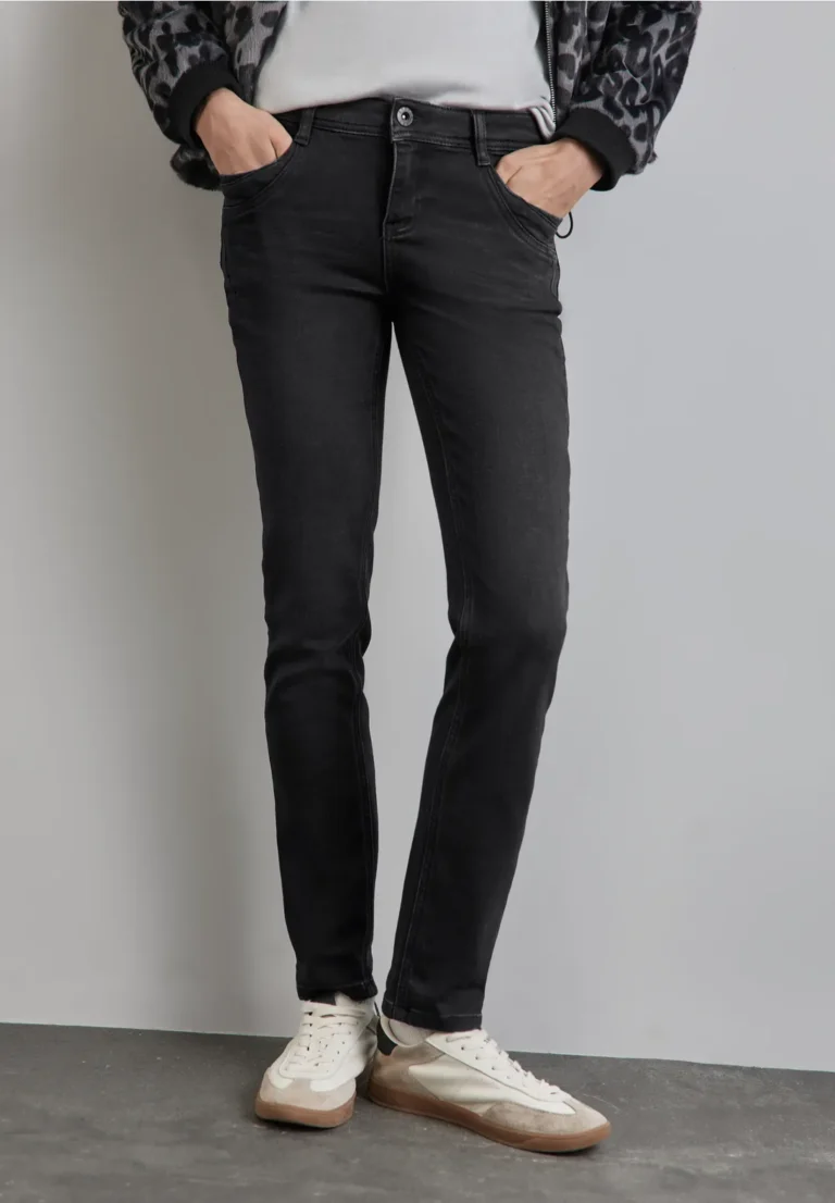 Jane Thermo Denims 30inch Black Slightly Washed Street One