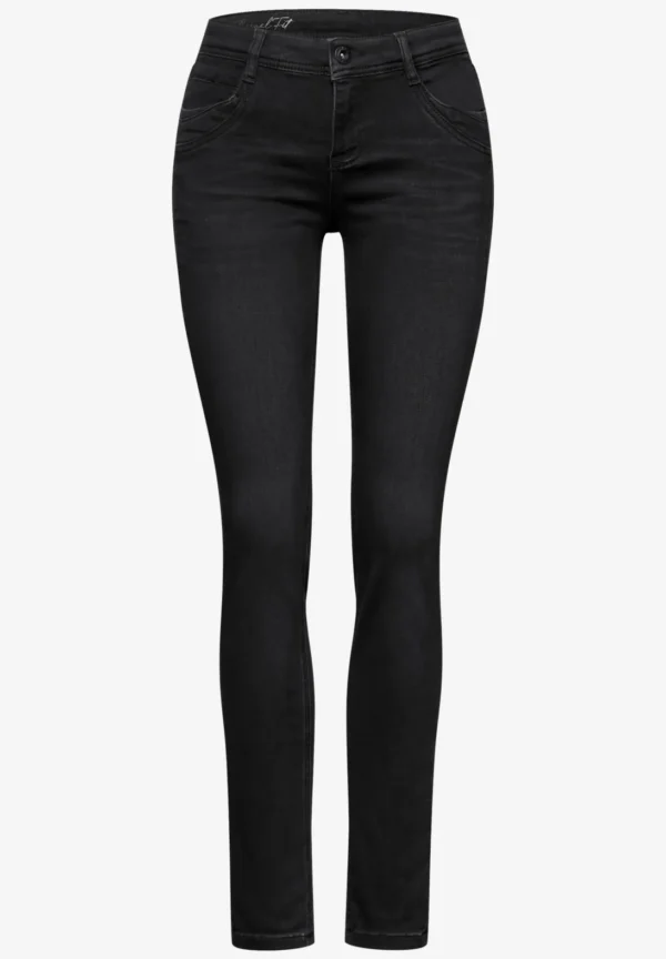 Jane Thermo Denims 30inch Black Slightly Washed Street One - Image 4