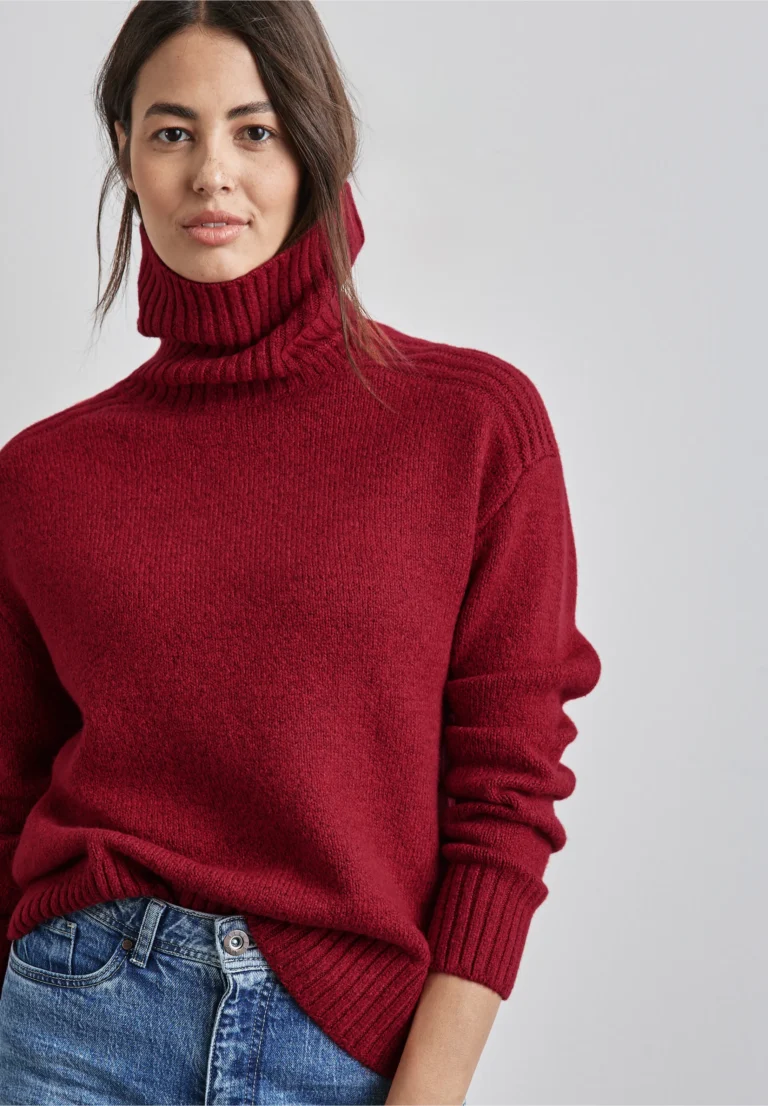 Mouline Sweater Autumn Red Street One