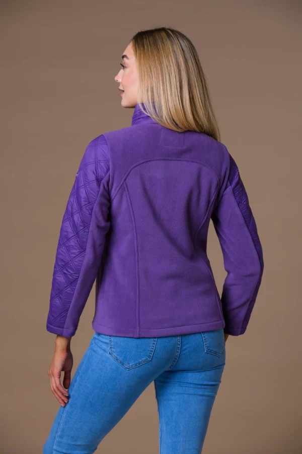 Fleece & Double Diamond Top Purple Paco - Image 2