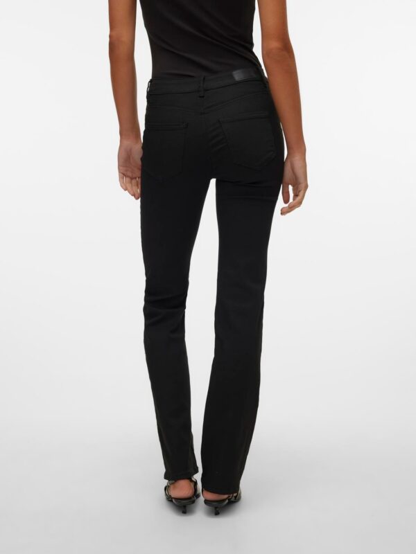 VMFlash Straight Jeans 30inch Black Vero Moda - Image 3