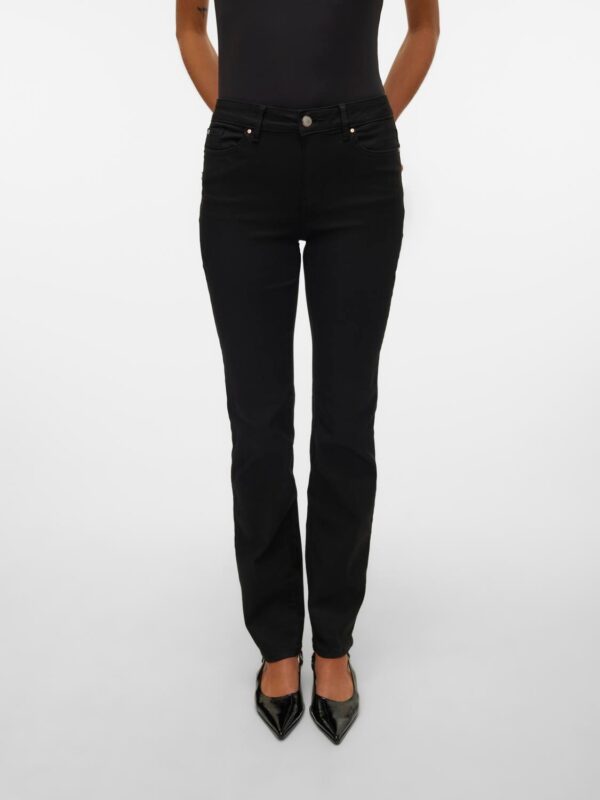 VMFlash Straight Jeans 30inch Black Vero Moda - Image 2