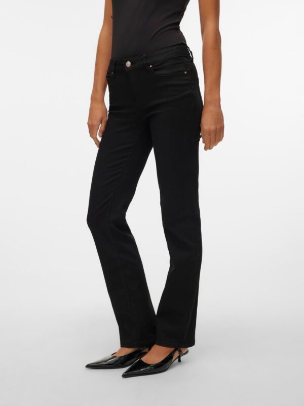 VMFlash Straight Jeans 30inch Black Vero Moda