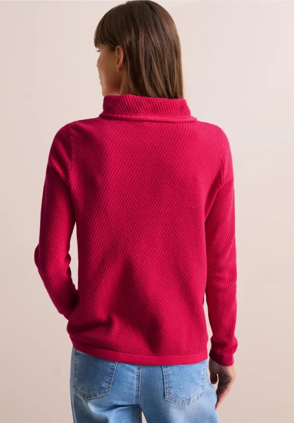 Sweater with Collar Neckline Granita Red Cecil - Image 2