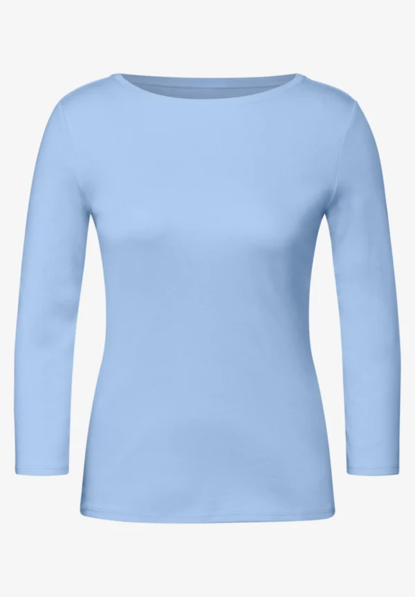 Essential Boatneck Fresh Light Blue Cecil - Image 3