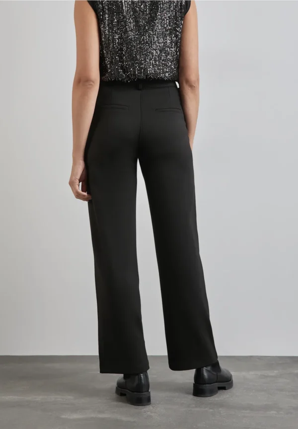 Straight Leg Pants with Front Pockets Black Street One - Image 2