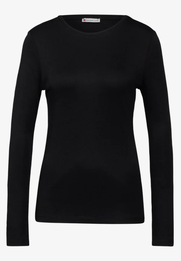 Interlock Long Sleeve Basic Black Street One - Image 3