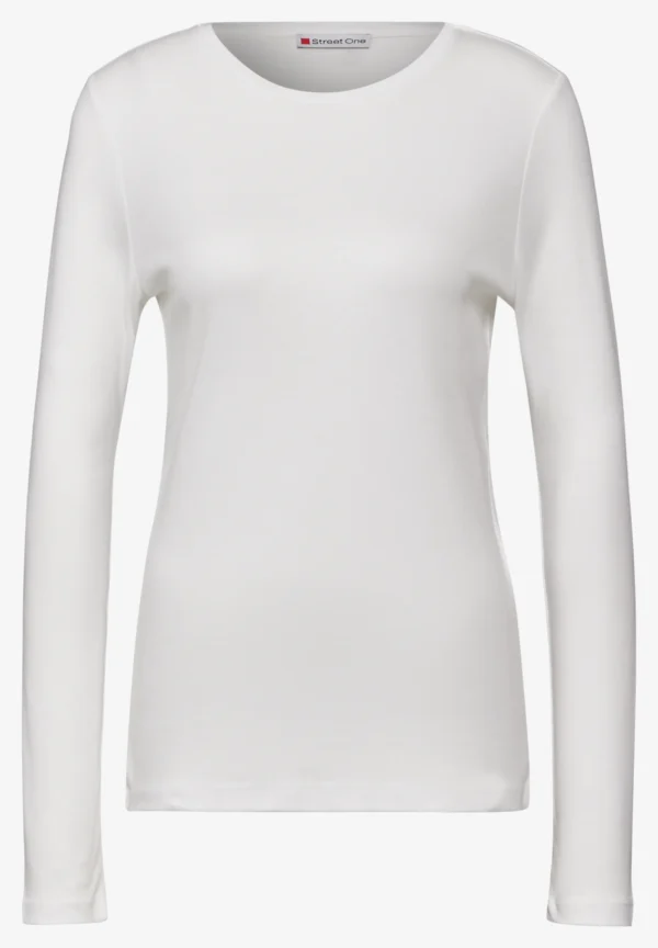 Interlock Long Sleeve Basic Off White Street One - Image 3