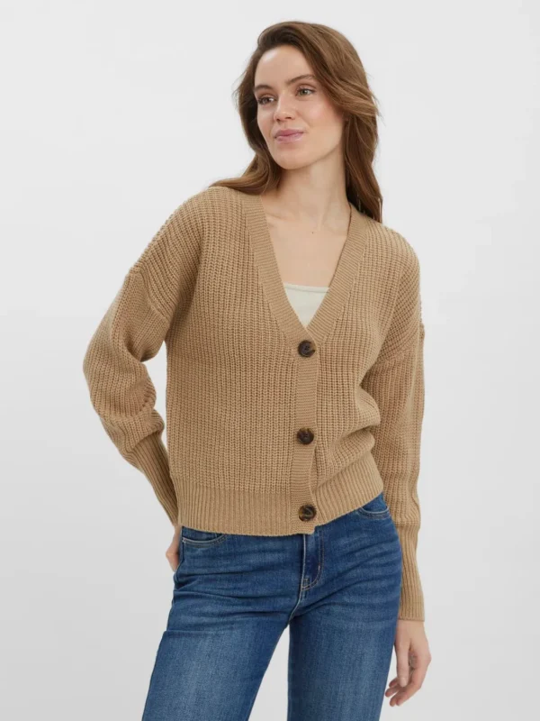 VMLea Ls V-Neck Cardigan Nomad Vero Moda