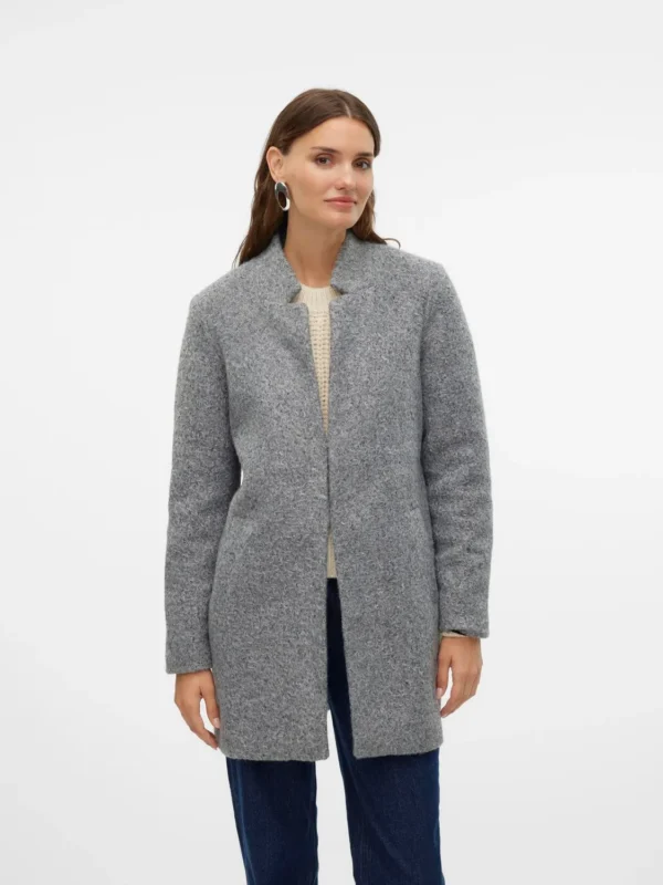 VMEliteKatrine Jacket Med Grey Melange Vero Moda