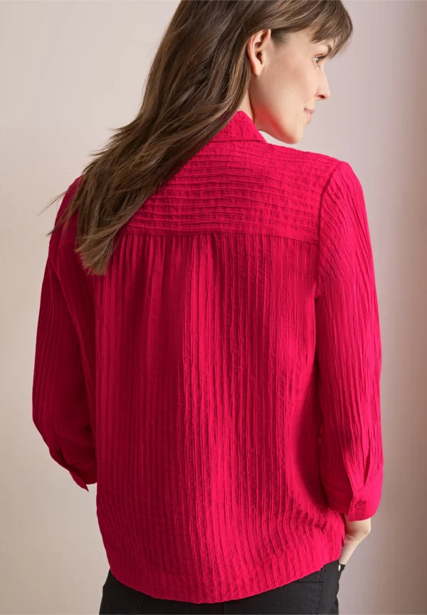 Structured Short Blouse Granita Red Cecil - Image 2