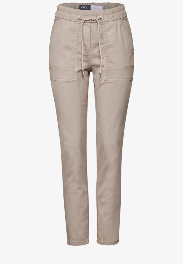 Tracey Pants Light Hazel Beige Cecil - Image 4