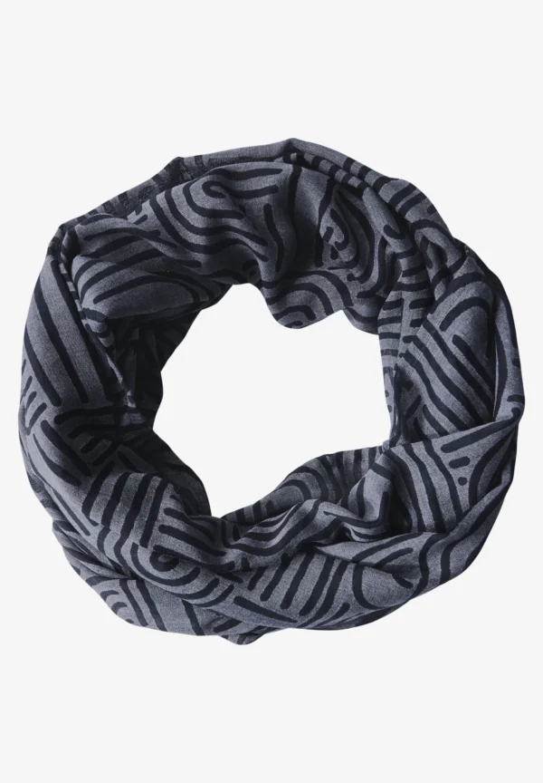 Solid Burnout Loop Scarf Universal Blue Cecil - Image 2