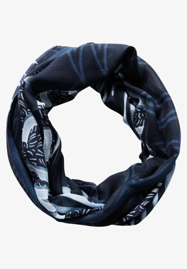 Print Loop Scarf Universal Blue Cecil - Image 2