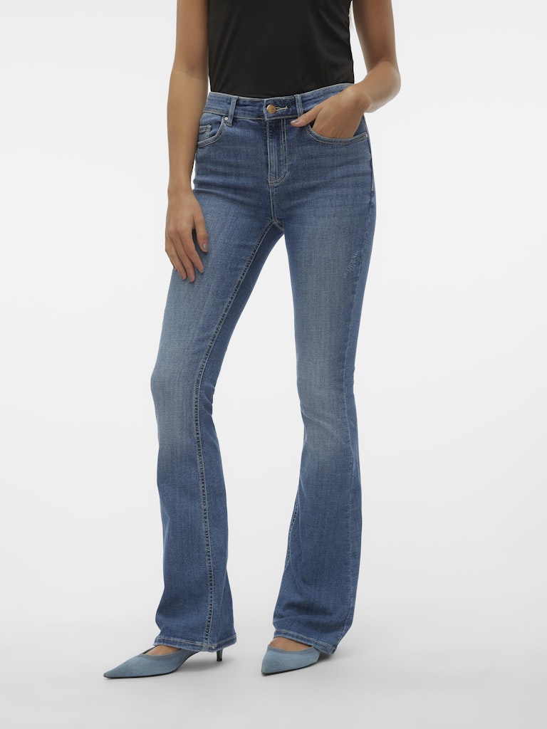 VMFlash Flared Denim 32 Medium Blue Denim Vero Moda