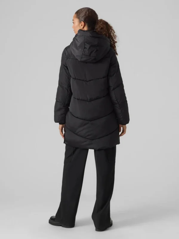 VMHalsey Coat Black Vero Moda - Image 2