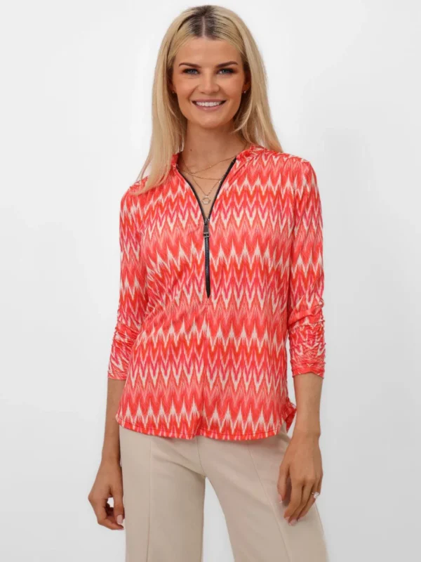 Zip Top Orange Kate & Pippa