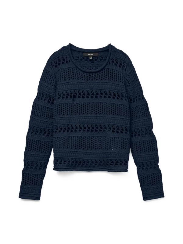 VMMadagascar L/S O-Neck Pullover Navy Blazer Vero Moda - Image 4