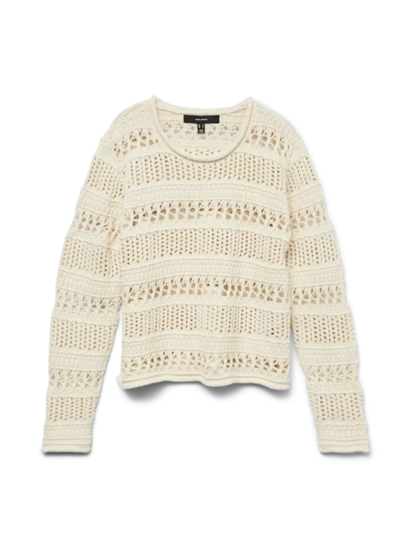 VMMadagascar L/S O-Neck Pullover Birch Vero Moda - Image 4