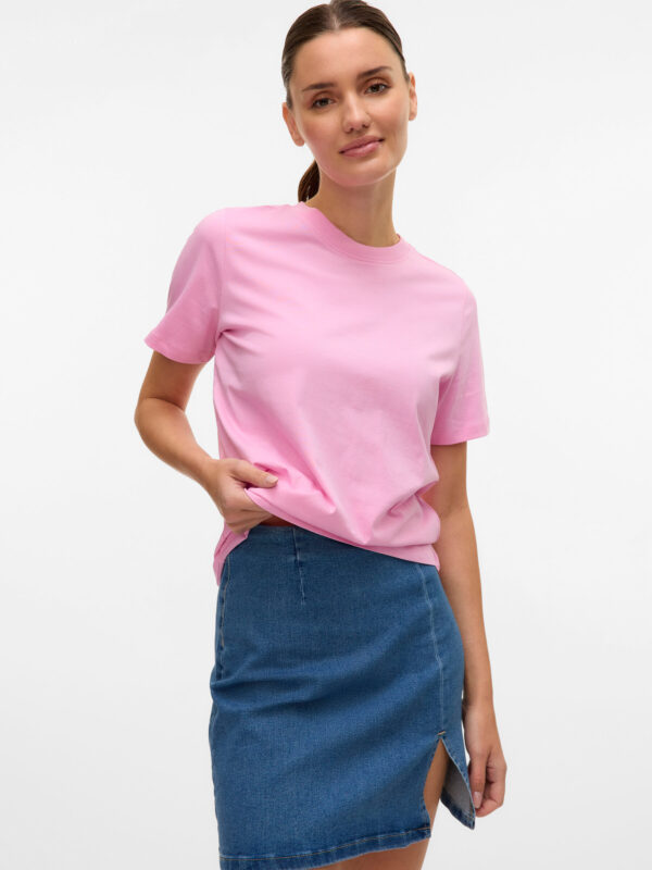 VMPaulina Short Sleeve T-Shirt Bonbon Vero Moda