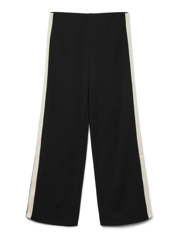 VMBerlin Wide Pant With Side Stripe 34 Black Vero Moda - Image 5