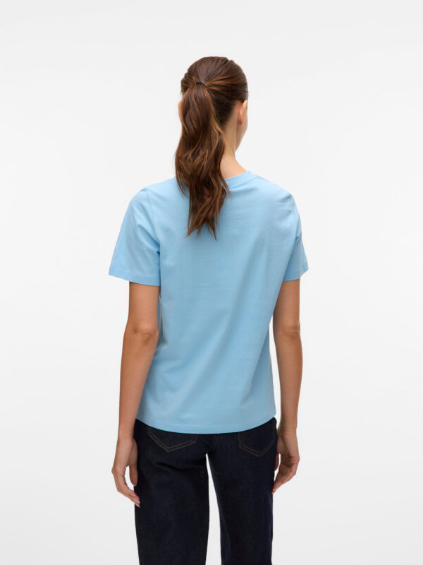 VMPaulina Short Sleeve T-Shirt Airy Blue Vero Moda - Image 3