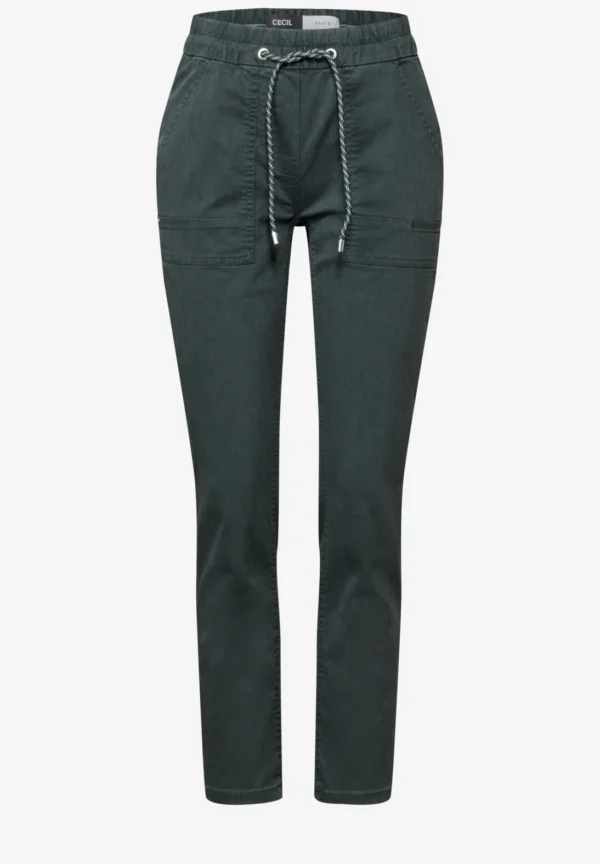 Tracey Pants Slate Khaki Cecil - Image 3