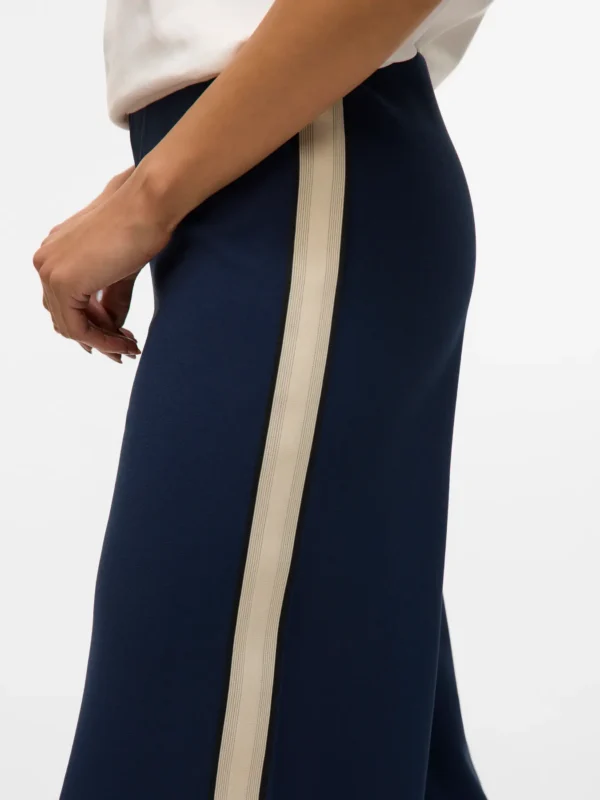 VMBerlin Wide Pant With Side Stripe 32 Navy Blazer Vero Moda - Image 4