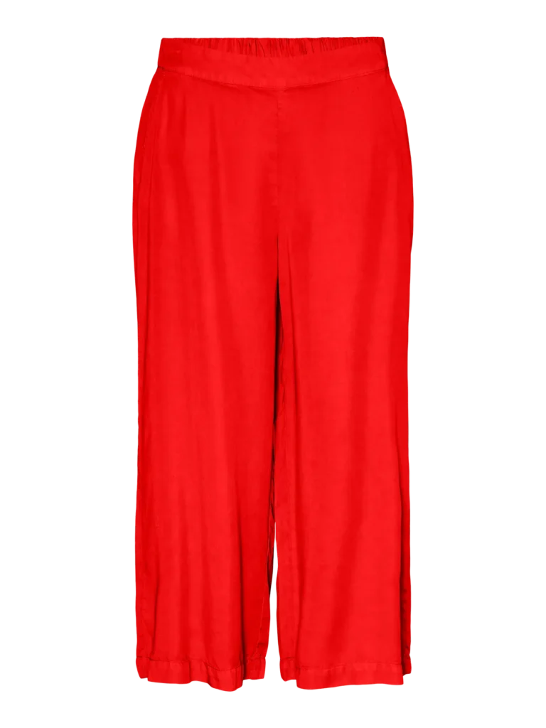 VMBree MR Wide Tencel Culotte Fiery Red Vero Moda